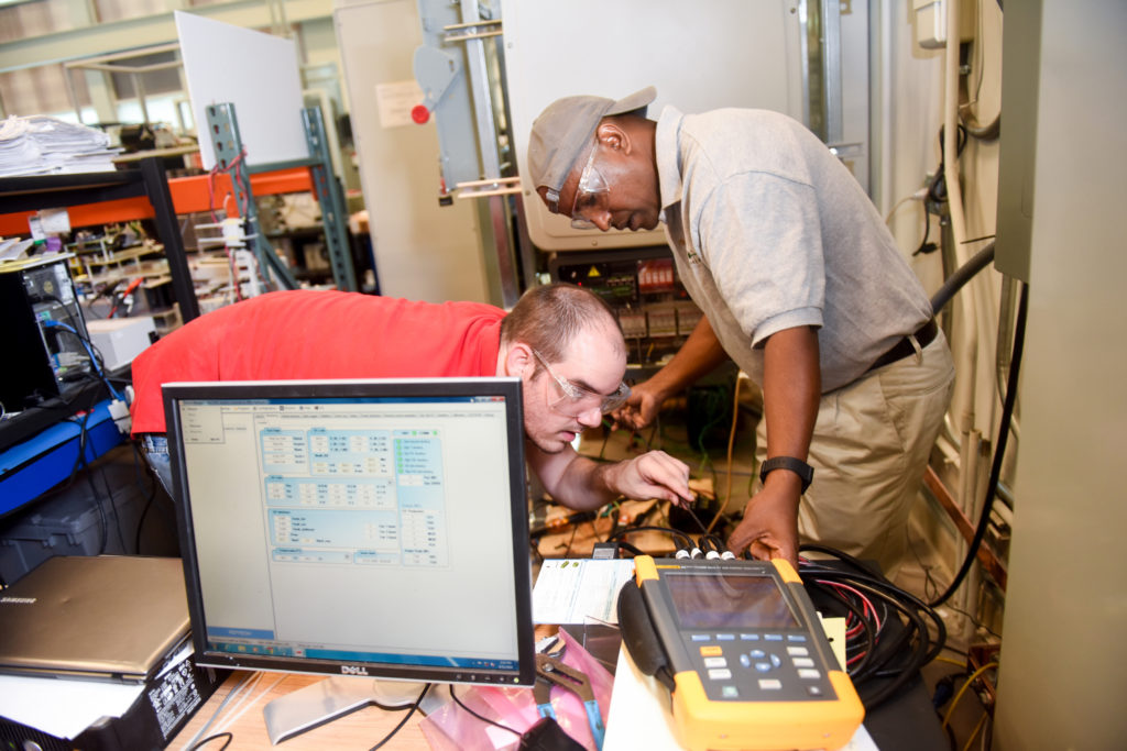 Engineers at FREEDM stage a real-world evaluation of new testing procedures aimed at ensuring the reliability of equipment connecting distributed energy resources to the power grid.